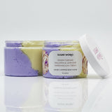 Lemon Custard Mallows & Lavender Marshmallow Cream – Double Whipped Body Scrub (8oz)