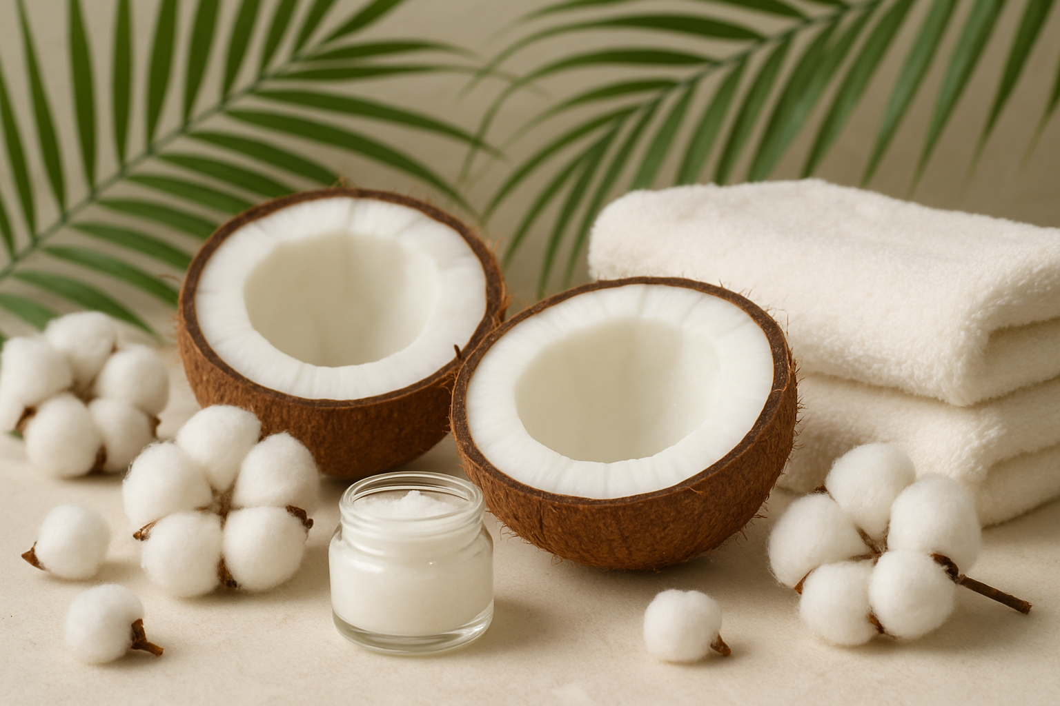 coconut and cotton scent